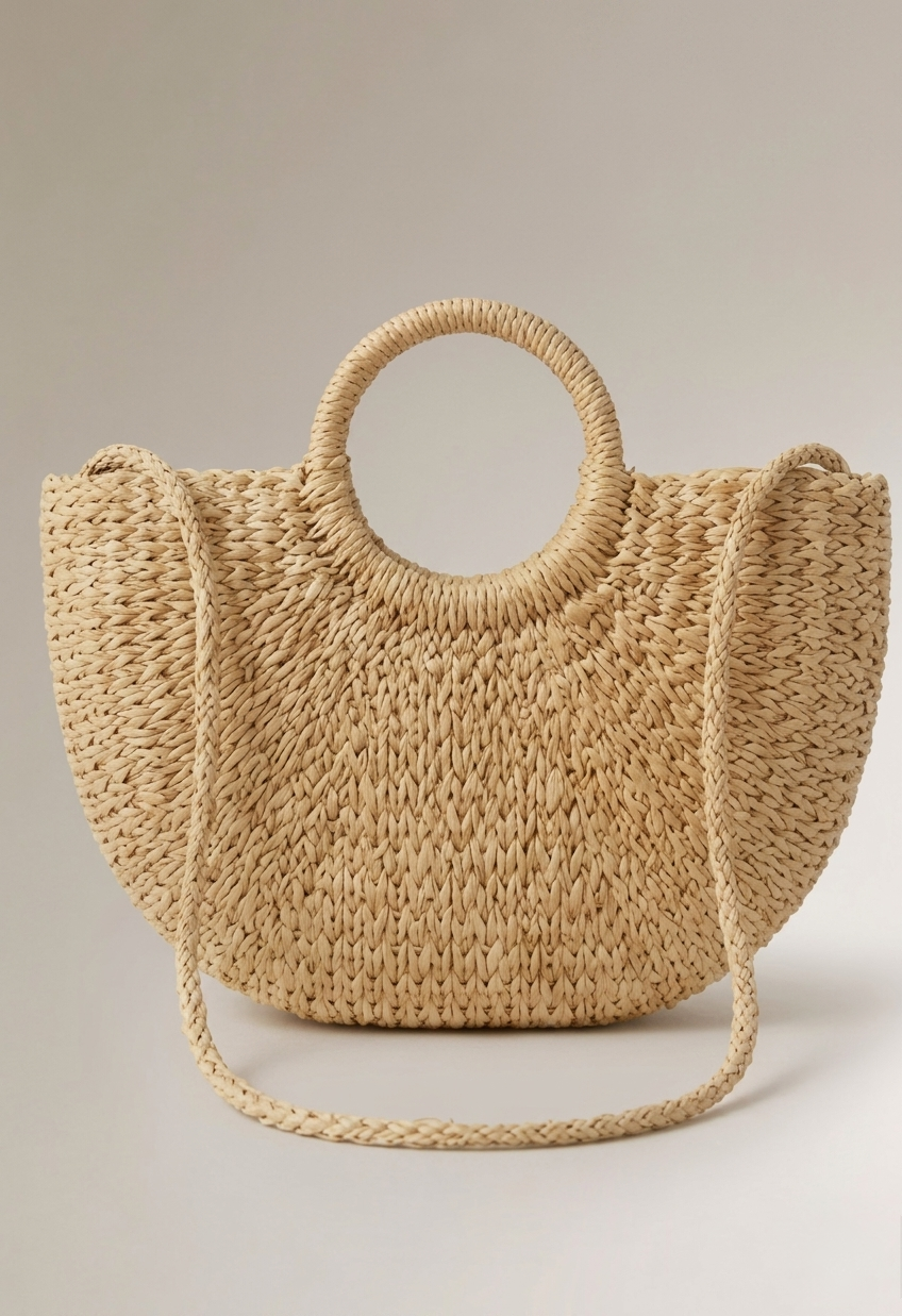 Tote Raffia Ronde